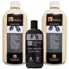 Koolnet NETSHOES Pack DE 2 + 1 crème onctueuse noir - Cirage Liquide pour cireuse Chaussure - Flacon de 500ml